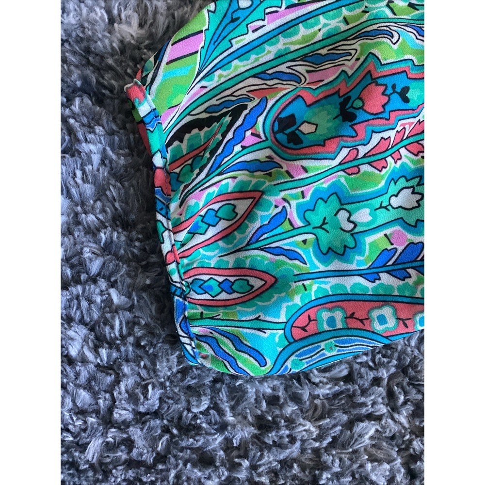 Spense Top Shirt Shear Floral Womans XL Blouse - Picture 5 of 9